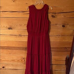 Draper James Red Maxi Dress